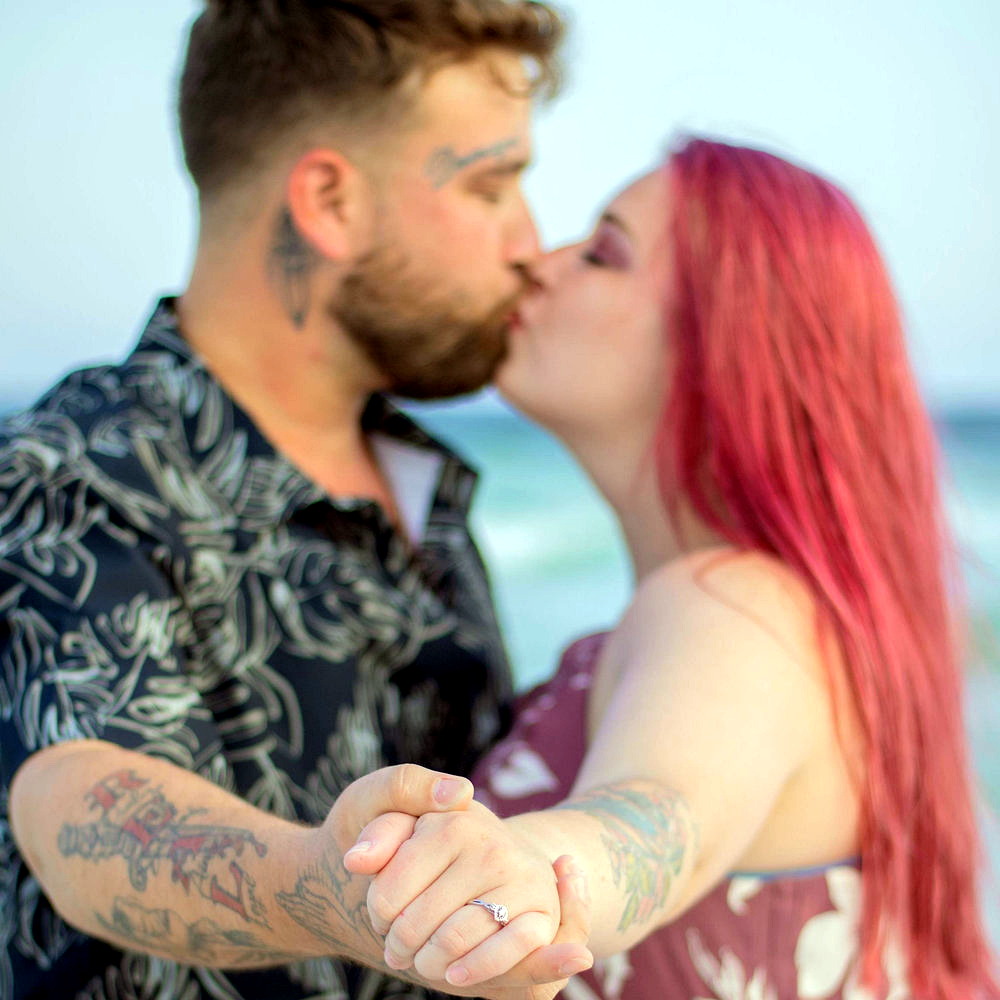 Lexi and Cody engagement photo